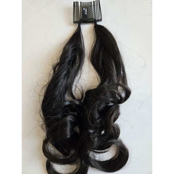 Soho Style Curled Comb Volumizing Hair Extension Dark Brown - Picture 4 of 6